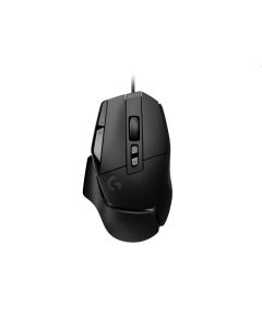 Logitech G502 X, С кабел, 25600 dpi, 13 бутона, HERO сензор, PTFE крачета, Черен