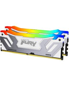 Kingston Fury Renegade 48GB (2х24GB) DDR5, 8400MHz, CL40 CUDIMM, RGB Silver XMP; KF584CU40RSAK2-48