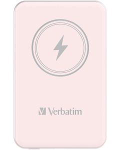 Verbatim Външна батерия Charge \'n\' Go, магнитна, 5000 mAh, Розов