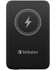 Verbatim Външна батерия Charge \'n\' Go, магнитна, 10000 mAh, Черен