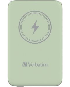 Verbatim Външна батерия Charge \'n\' Go, магнитна, 10000 mAh, Зелен
