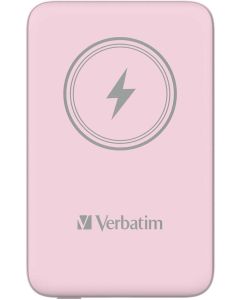 Verbatim Външна батерия Charge \'n\' Go, магнитна, 10000 mAh, Розов