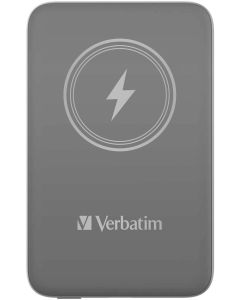 Verbatim Външна батерия Charge \'n\' Go, магнитна, 10000 mAh, Сив