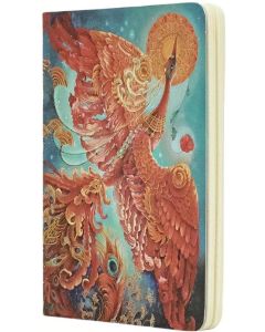 Paperblanks Тетрадка Firebird, А6, широки редове, 40 листа