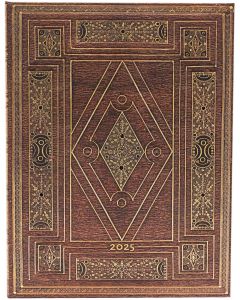 Paperblanks Планер First Folio, Ultra, хоризонтален, твърда корица, 80 листа, за 2025 година