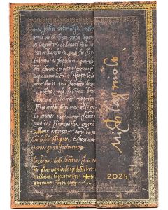 Paperblanks Планер Michelangelo, Midi, Verso, твърда корица, 80 листа, за 2025 година