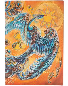 Paperblanks Планер Skybird, Midi, хоризонтален, мека корица, 88 листа, за 2025 година