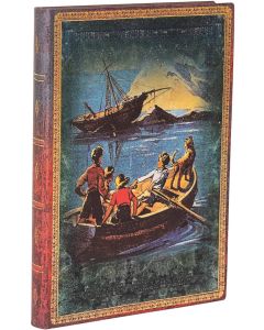 Paperblanks Тефтер The Famous Five, Midi, широки редове, мека корица, 88 листа