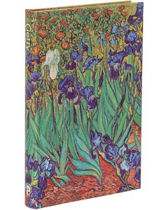Paperblanks Тефтер Van Gogh's Irises, Mini, широки редове, твърда корица, 88 листа