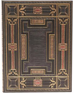 Paperblanks Планер Onyx, Ultra, 1 ден на страница, твърда корица, 208 листа, за 2025 година