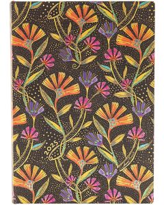 Paperblanks Планер Wild Flowers, Midi, 1 ден на страница, мека корица, 216 листа
