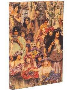 Paperblanks Тефтер Spring, Midi, широки редове, твърда корица, 72 листа