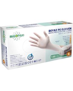 Rulopak Ръкавици, полиетиленови, S, без пудра, 100 броя