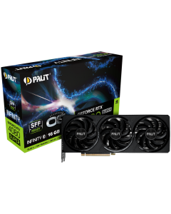 Palit GeForce RTX 4080 SUPER Infinity 3 OC, 16GB GDDR6X, 256 bit, 1x HDMI 2.1a, 3x DP 1.4a, 3 Fan, 1x 16-pin power connector, PCI-E 4.0, 294 x 116 x 49.5 mm, recommended PSU 850W, NED408SS19T2-1032S