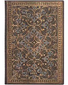 Paperblanks Планер Restoration, Midi, хоризонтален, мека корица, 88 листа, за 2025 година