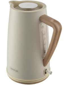 Sencor Електрическа кана за вода SWK 2717YG, 2250 W, 1.7 L, Бял