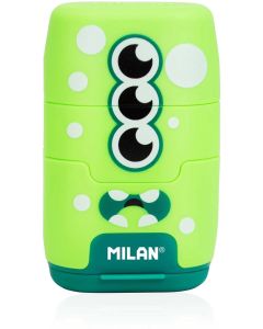 Milan Острилка Compact Aliens, двойна, с гума, цвят асорти