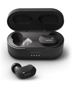 Безжични слушалки с микрофон Belkin - Soundform, TWS, черни