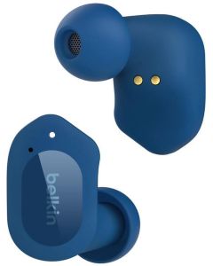 Безжични слушалки Belkin Soundform Play True Wireless, Син