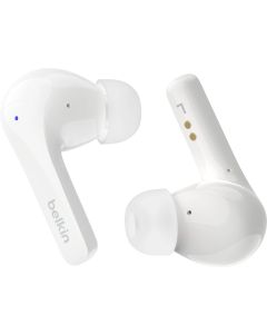 Безжични слушалки Belkin SOUNDFORM Motion True Wireless Earbuds, Бели