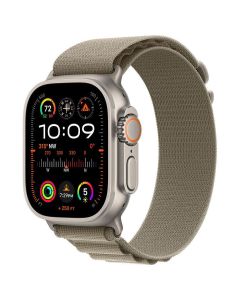 Смарт часовник Apple Watch Ultra 2 GPS + Cellular 49mm TITANIUM,  Olive Alpine Loop - Small