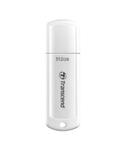 Transcend 512GB, USB3.1, Flash Drive, Capless, Бял