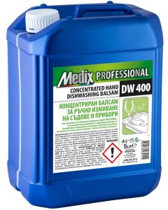 Препарат за миене на съдове Medix DW 400, концентрат, 5 L