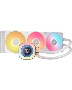 Corsair iCUE Link Titan 360 RX LCD White - Съвместимост със сокети Intel LGA 1851/1700 и AMD AM5/AM4; CW-9061026-WW