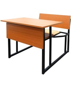 Чин Рондо, единичен, от I до IV клас, 69 х 44 х 64 cm, ПДЧ плот, метални крака, сглобена мостра