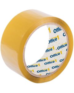 Office 1 Тиксо, опаковъчно, 48 mm x 66 m, кафяво