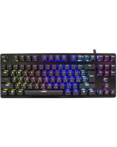 SBOX GK-1925 :: Клавиатура White Shark, SPARTAN, механична, OUTEMU, сини клавиши, черна