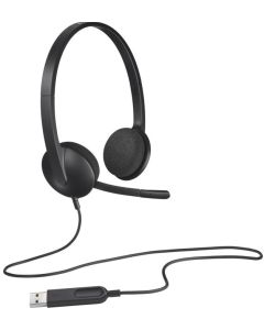Слушалки с микрофон Logitech H340 USB