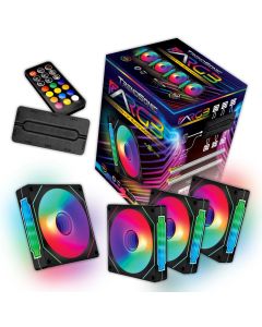 Комплект вентилатори ARGB Trendsonic Infinity Mirror Illumination Fans (4 x 120 mm)