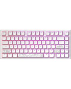 Геймърскa механична клавиатура Dark Project ALU81A Terra Nostra White RGB, Бяла