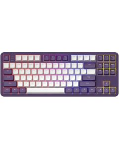 Геймърскa механична клавиатура Dark Project ALU87A Violet RGB - TKL
