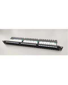 Пач панел UTP Cat.5e 24 порта