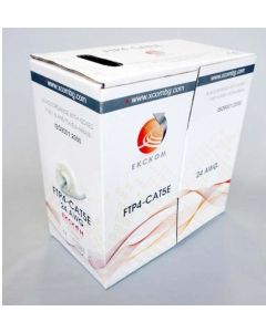 Кабел FTP CAT5e 24AWG CCA BEST, Сив, 305 метра