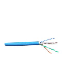Кабел FTP Cat6 23AWG, PVC, Син, 305 метра
