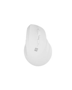 Геймърска Natec Vertical Mouse Crake 2 Wireless, 2400DPI Bluetooth 5.2 + 2.4 GHz, Бял