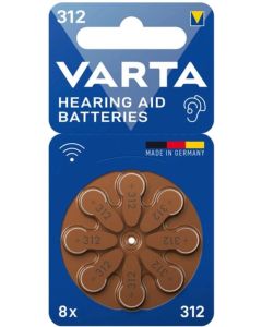 БАТЕРИИ ЗА СЛУХОВ АПАРАТ VARTA 312-BLI-8