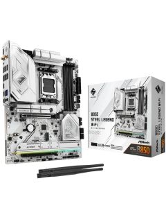ASROCK MB Desktop B850 STEEL LEGEND WIFI, AM5, 4x DDR5, 1x PCIe 5.0 x16, 2x Wi-Fi 7, 1x HDMI, ATX