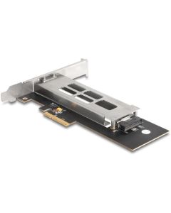 Вътрешна тава Delock, PCI Express Card за 1 x M.2 NVMe SSD - Low Profile Form Factor