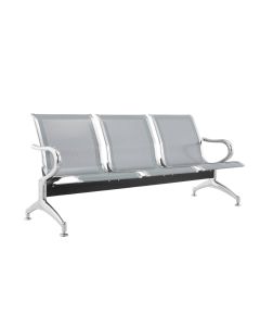 Посетителска пейка RFG София, с 3 места, метална, 1750 х 680 х 770 mm