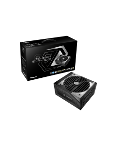 Asrock TC-1650T, 1650W, 80 Plus Titanium, Fully Modular, 135 mm Fan, ATX, 2x PCIe5.1 (12+4pin), 8x PCIe (6+2pin), 6x 4-pin, 12x SATA