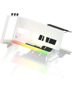 Брекет за вертикален монтаж на 45 GPU EZDIY-FAB ARGB PCIe 4.0 Riser Cable - Бял