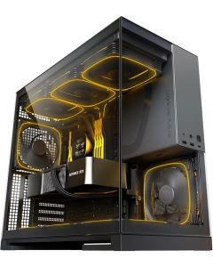 Geometric Future кутия Case EATX - Model 5 Black-Grey - 5 x 140 mm aRGB fans included