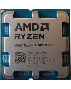 AMD Ryzen 7 9800X3D, AM5, 4.70 - 5.20 GHz, 8C-16T, 96MB cache, 120 W, AMD Radeon Graphics