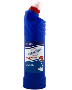 Препарат за почистване на тоалетни Hit&Clean WC Gel, 3 в 1, океан, 0.75 L