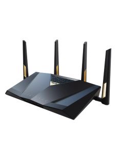 Asus Gaming RT-BE88U, BE7200, Dual-Band, Quad-Core 2.6GHz CPU, 256MB/2GB Flash/RAM, 4K-QAM, MLO, 10G dual-port, SFP+, 2.5G