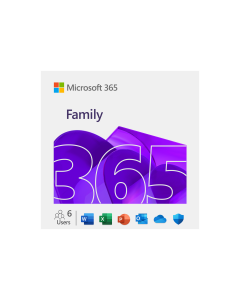 Microsoft M365 Family Subscription FY25H2 Online Product Key License 1 License Eurozone Downloadable Click to Run ESD NR 1 Year